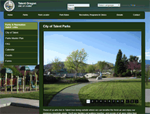 Tablet Screenshot of cityoftalentparks.org
